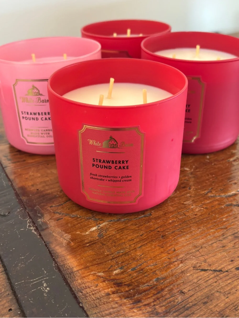 Bath & Body -White Barn Three-Wick Scented Candle Collection LOT 10